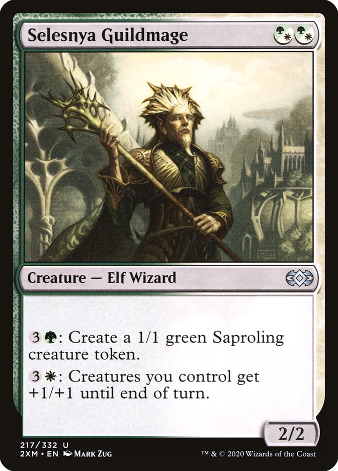 Selesnya Guildmage [Double Masters] | Good Games Cannington