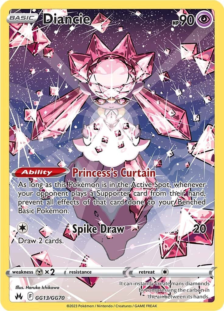 Diancie (GG13/GG70) [Sword & Shield: Crown Zenith] | Good Games Cannington