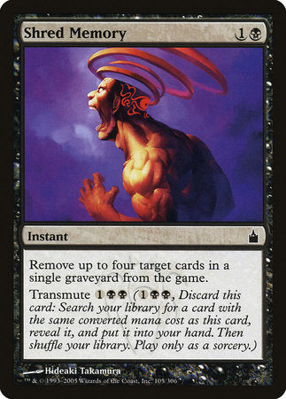 Shred Memory [Ravnica: City of Guilds] | Good Games Cannington