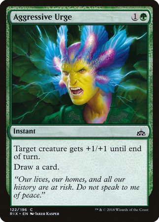 Aggressive Urge [Rivals of Ixalan] | Good Games Cannington