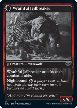 Weary Prisoner // Wrathful Jailbreaker [Innistrad: Double Feature] | Good Games Cannington