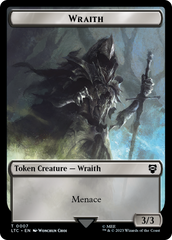 Treasure // Wraith Double-Sided Token [The Lord of the Rings: Tales of Middle-Earth Commander Tokens] | Good Games Cannington