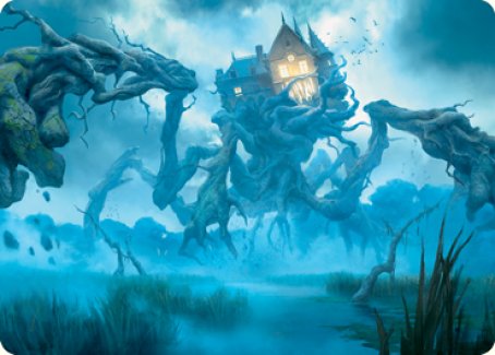 Creeping Inn Art Card [Innistrad: Midnight Hunt Art Series] | Good Games Cannington