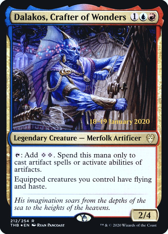 Dalakos, Crafter of Wonders [Theros Beyond Death Prerelease Promos] | Good Games Cannington