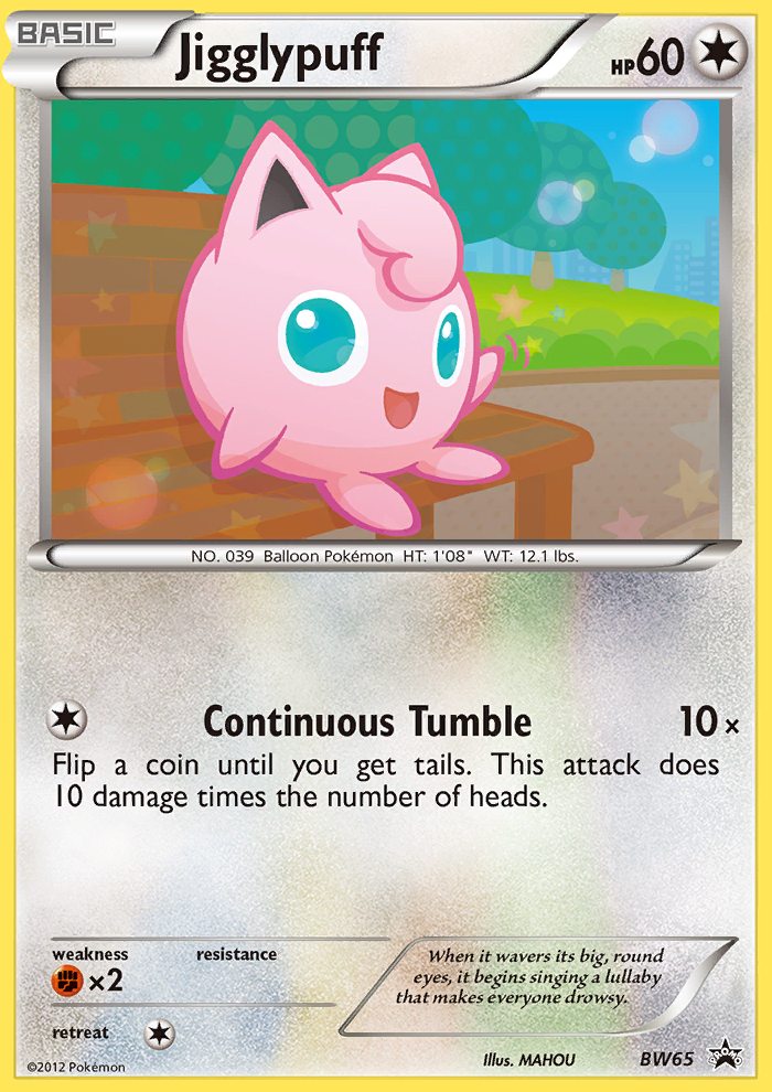 Jigglypuff (BW65) [Black & White: Black Star Promos] | Good Games Cannington