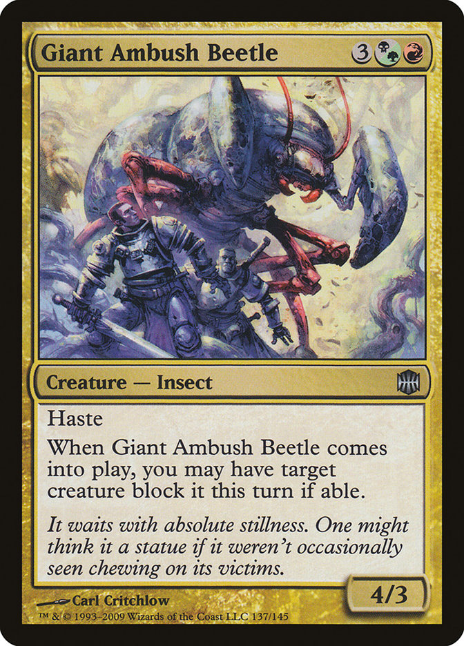 Giant Ambush Beetle [Alara Reborn] | Good Games Cannington