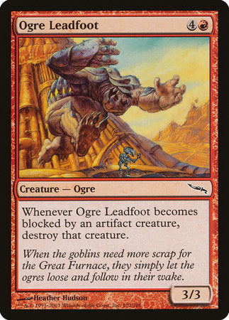 Ogre Leadfoot [Mirrodin] | Good Games Cannington