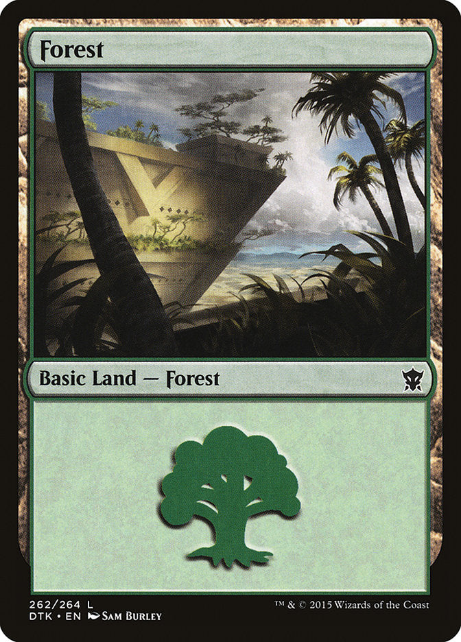Forest (262) [Dragons of Tarkir] | Good Games Cannington
