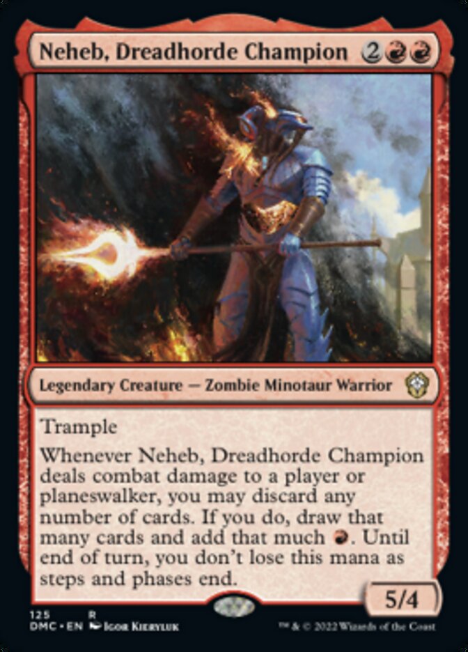 Neheb, Dreadhorde Champion [Dominaria United Commander] | Good Games Cannington
