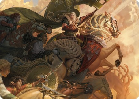 Marshal's Anthem Art Card [The Lord of the Rings: Tales of Middle-earth Art Series] | Good Games Cannington