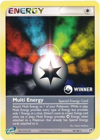 Multi Energy (93/100) (Winner League Promo) [EX: Sandstorm] | Good Games Cannington