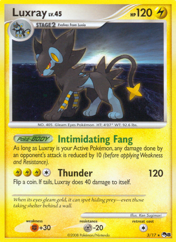 Luxray (3/17) [POP Series 8] | Good Games Cannington