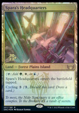Spara's Headquarters [Streets of New Capenna Prerelease Promos] | Good Games Cannington