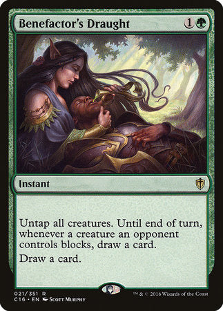 Benefactor's Draught [Commander 2016] | Good Games Cannington