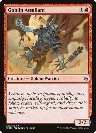 Goblin Assailant [War of the Spark] | Good Games Cannington