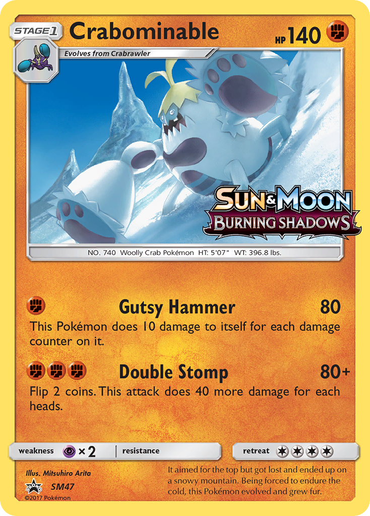 Crabominable (SM47) [Sun & Moon: Black Star Promos] | Good Games Cannington