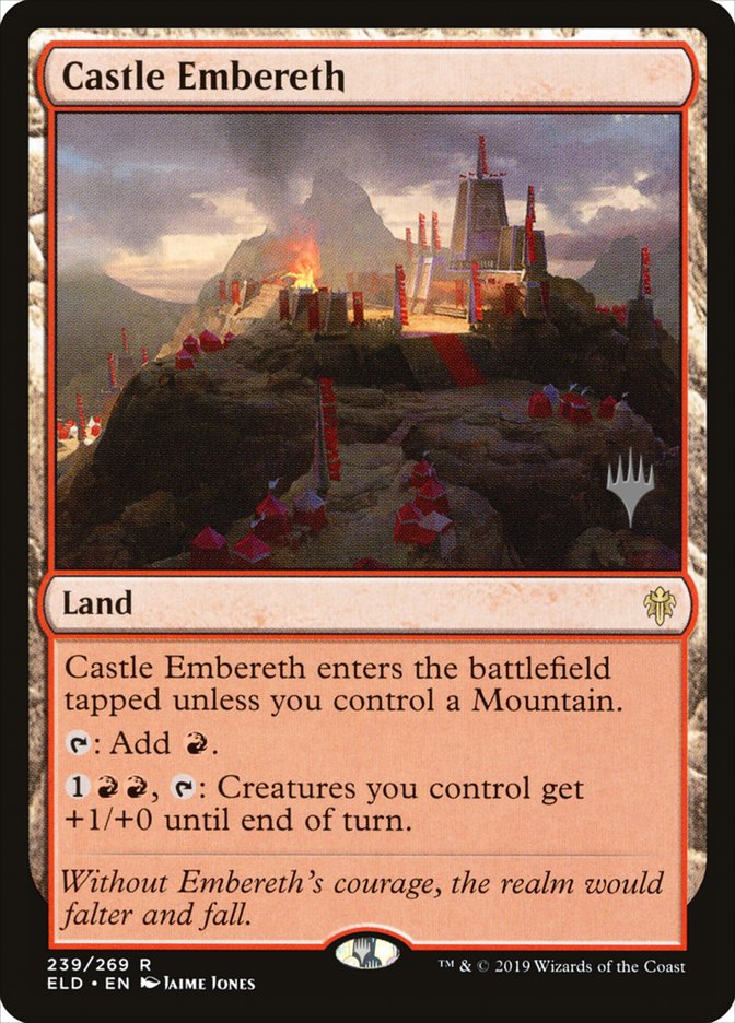 Castle Embereth (Promo Pack) [Throne of Eldraine Promos] | Good Games Cannington