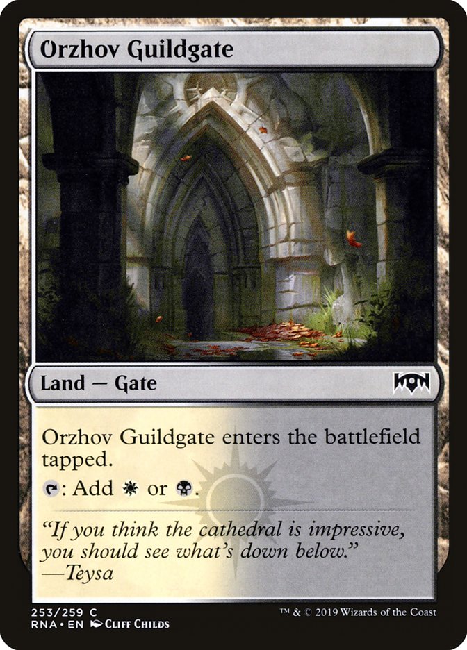 Orzhov Guildgate (253/259) [Ravnica Allegiance] | Good Games Cannington