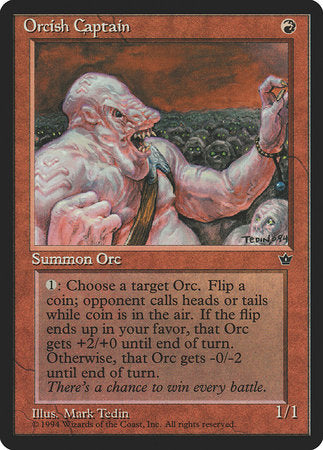 Orcish Captain [Fallen Empires] | Good Games Cannington