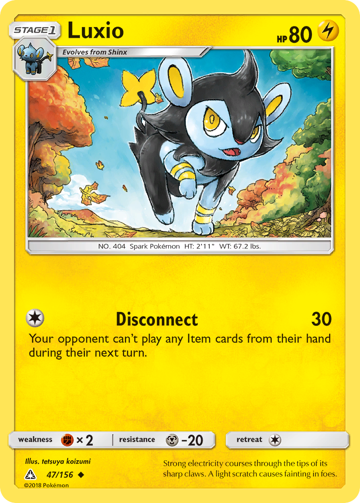 Luxio (47/156) [Sun & Moon: Ultra Prism] | Good Games Cannington
