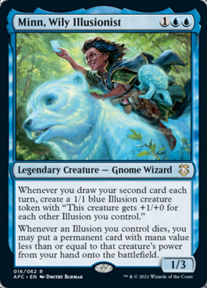 Minn, Wily Illusionist [Dungeons & Dragons: Adventures in the Forgotten Realms Commander] | Good Games Cannington