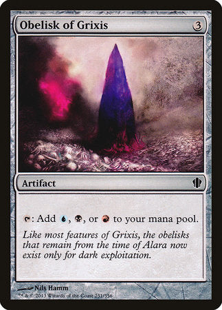 Obelisk of Grixis [Commander 2013] | Good Games Cannington