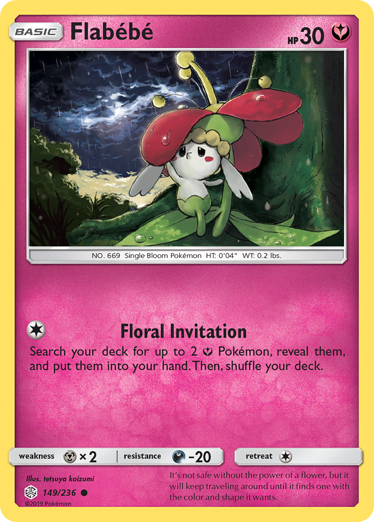 Flabebe (149/236) [Sun & Moon: Cosmic Eclipse] | Good Games Cannington
