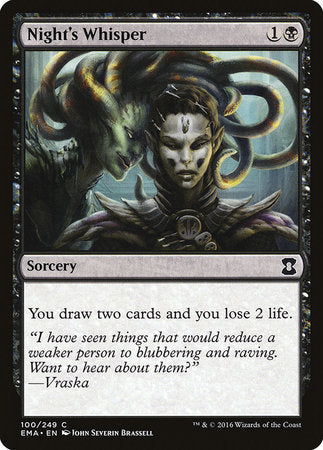 Night's Whisper [Eternal Masters] | Good Games Cannington