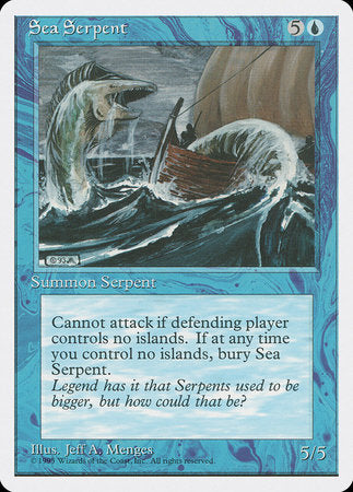 Sea Serpent [Fourth Edition] | Good Games Cannington