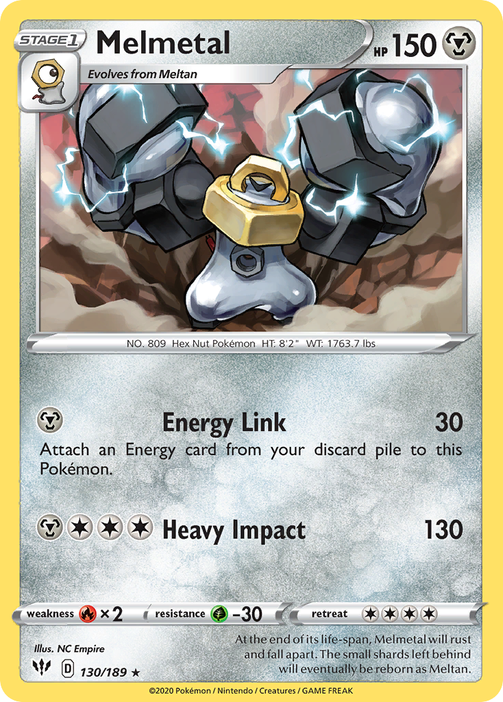 Melmetal (130/189) [Sword & Shield: Darkness Ablaze] | Good Games Cannington