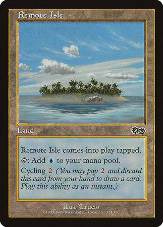 Remote Isle [Urza's Saga] | Good Games Cannington