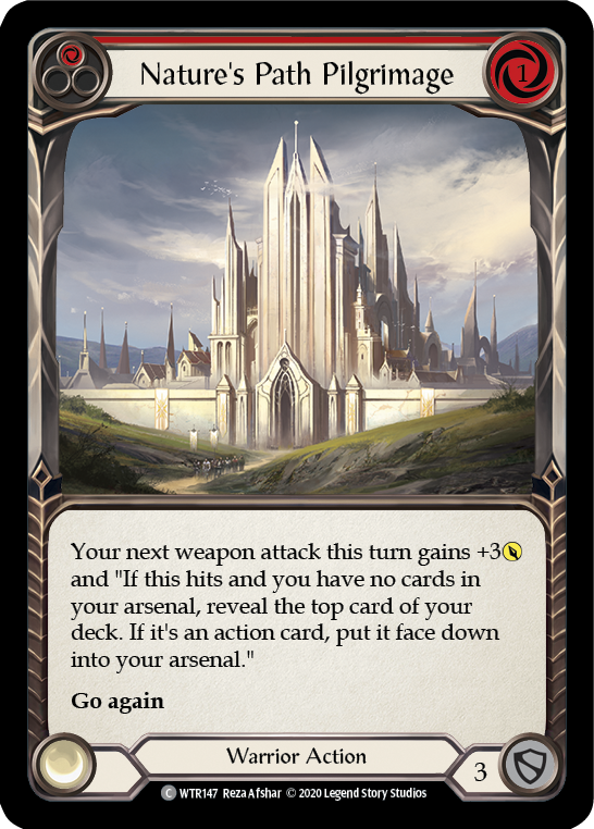 Nature's Path Pilgrimage (Red) [U-WTR147] (Welcome to Rathe Unlimited)  Unlimited Normal | Good Games Cannington
