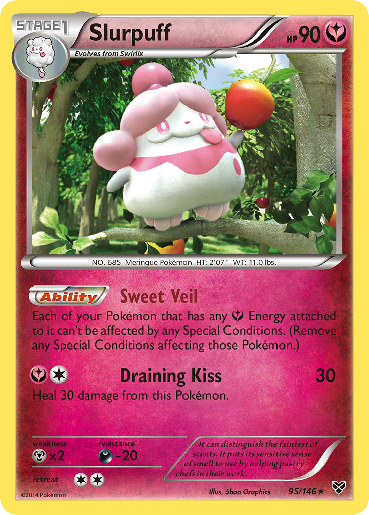 Slurpuff (95/146) [XY: Base Set] | Good Games Cannington