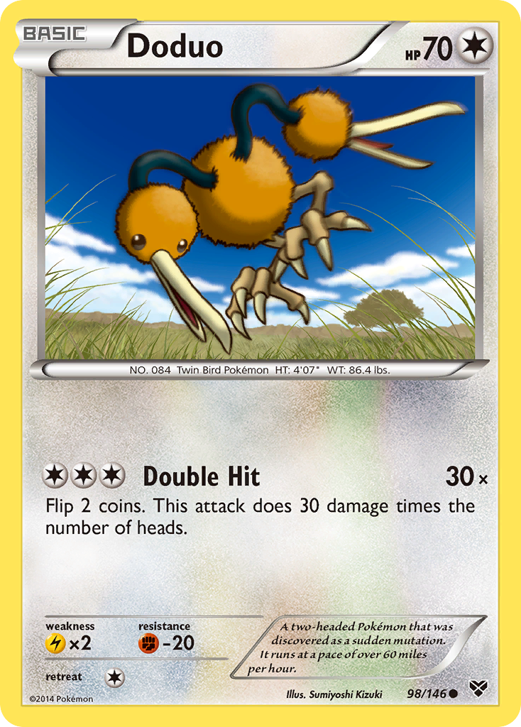 Doduo (98/146) [XY: Base Set] | Good Games Cannington