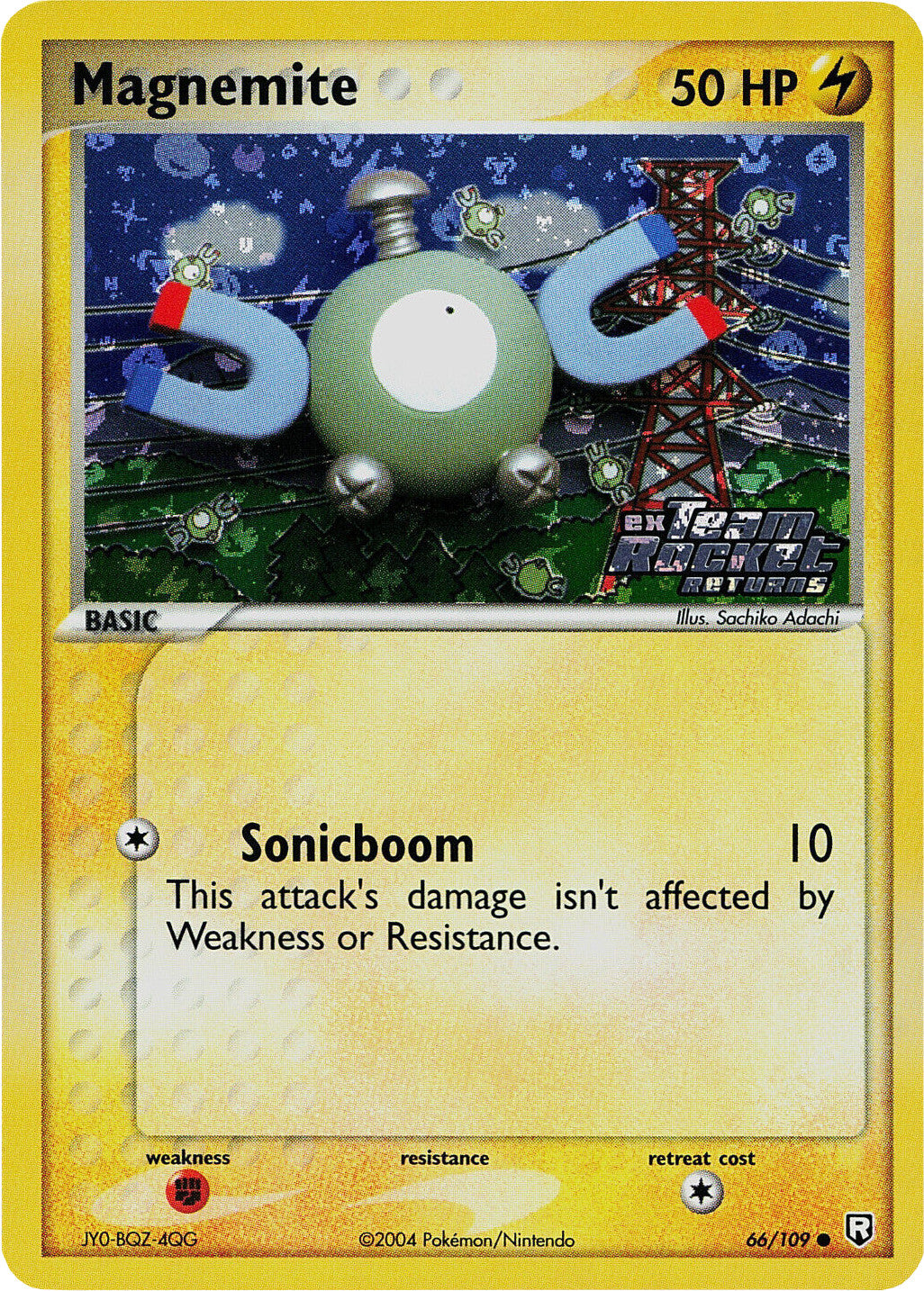 Magnemite (66/109) (Stamped) [EX: Team Rocket Returns] | Good Games Cannington