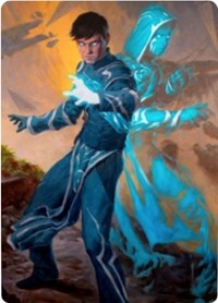 Jace, Mirror Mage 1 Art Card [Zendikar Rising Art Series] | Good Games Cannington
