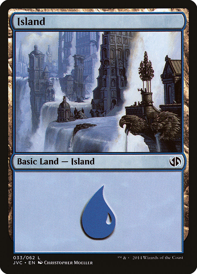 Island (33) [Duel Decks Anthology] | Good Games Cannington