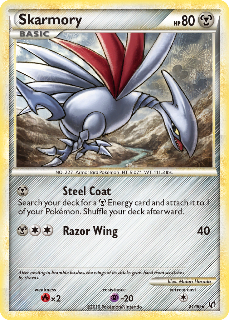 Skarmory (21/90) [HeartGold & SoulSilver: Undaunted] | Good Games Cannington