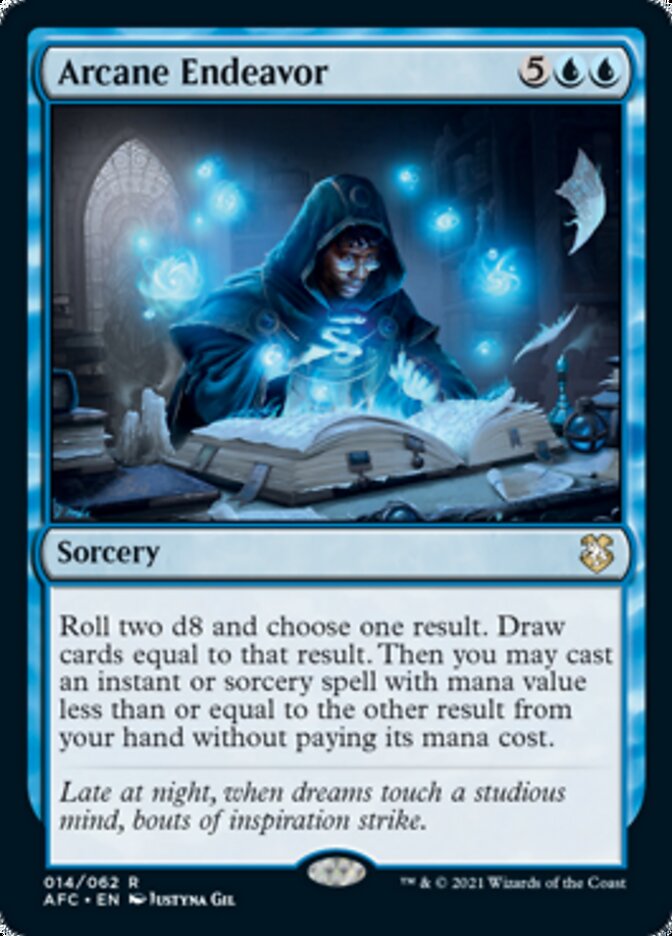 Arcane Endeavor [Dungeons & Dragons: Adventures in the Forgotten Realms Commander] | Good Games Cannington