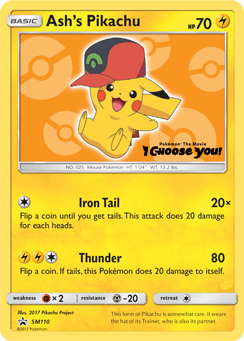 Ash's Pikachu (SM110) [Sun & Moon: Black Star Promos] | Good Games Cannington