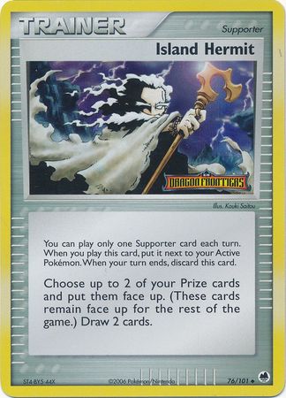 Island Hermit (76/101) (Stamped) [EX: Dragon Frontiers] | Good Games Cannington