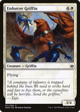 Enforcer Griffin [War of the Spark] | Good Games Cannington