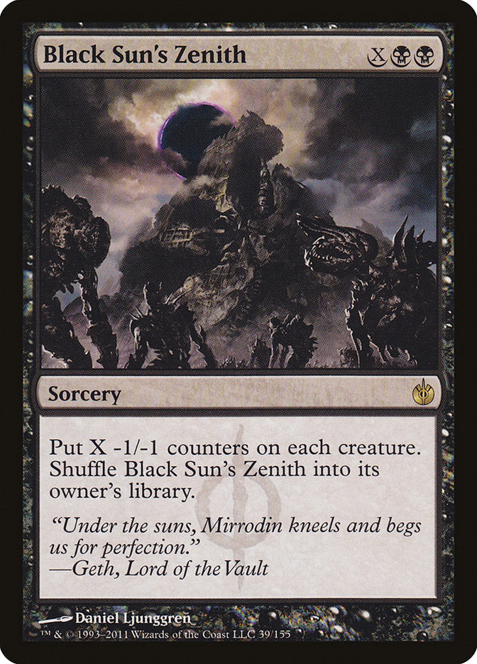 Black Sun's Zenith [Mirrodin Besieged] | Good Games Cannington