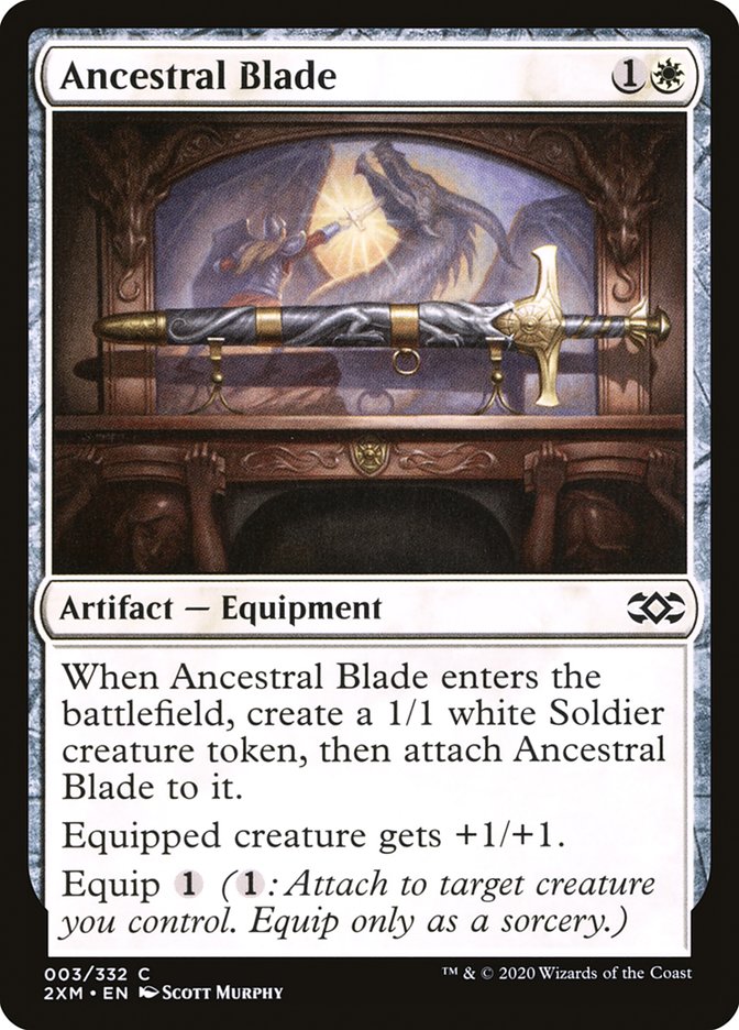 Ancestral Blade [Double Masters] | Good Games Cannington