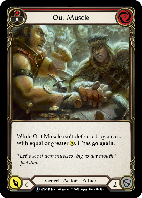 Out Muscle (Red) [U-MON248] Unlimited Normal | Good Games Cannington