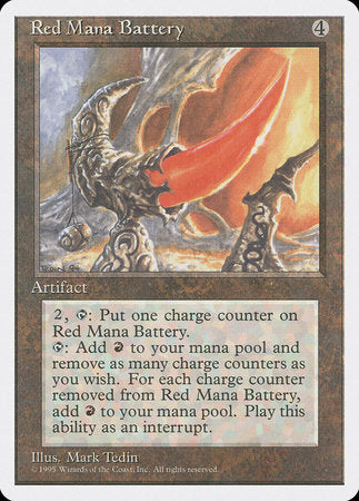 Red Mana Battery [Fourth Edition] | Good Games Cannington