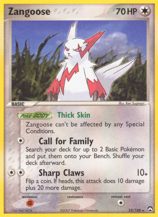 Zangoose (25/108) [EX: Power Keepers] | Good Games Cannington