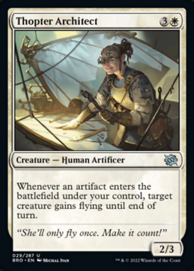 Thopter Architect [The Brothers' War] | Good Games Cannington