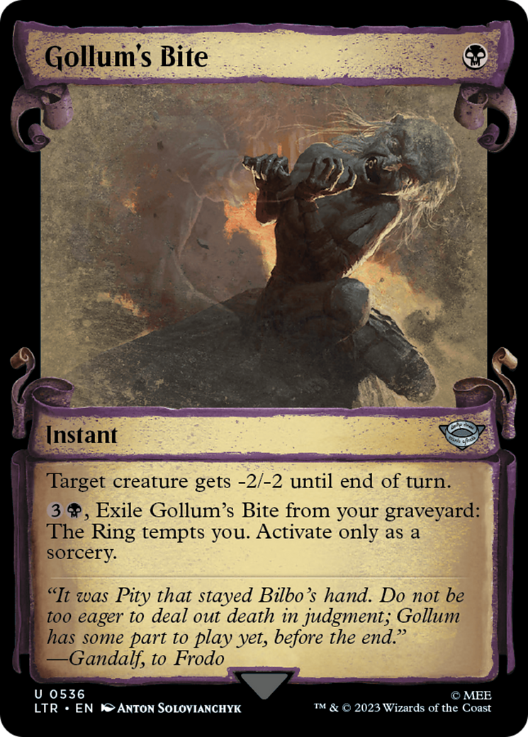 Gollum's Bite [The Lord of the Rings: Tales of Middle-Earth Showcase Scrolls] | Good Games Cannington
