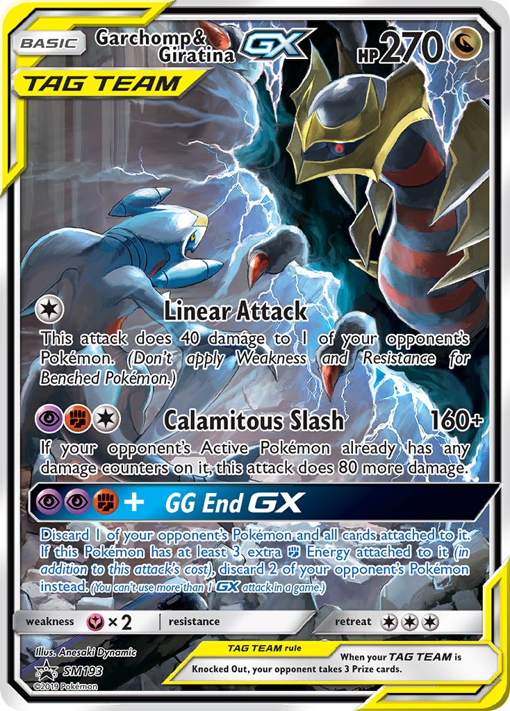 Garchomp & Giratina GX (SM193) [Sun & Moon: Black Star Promos] | Good Games Cannington